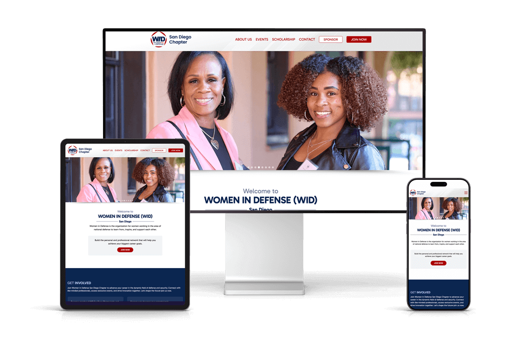 Women in Defense San Diego Website Thumbnail